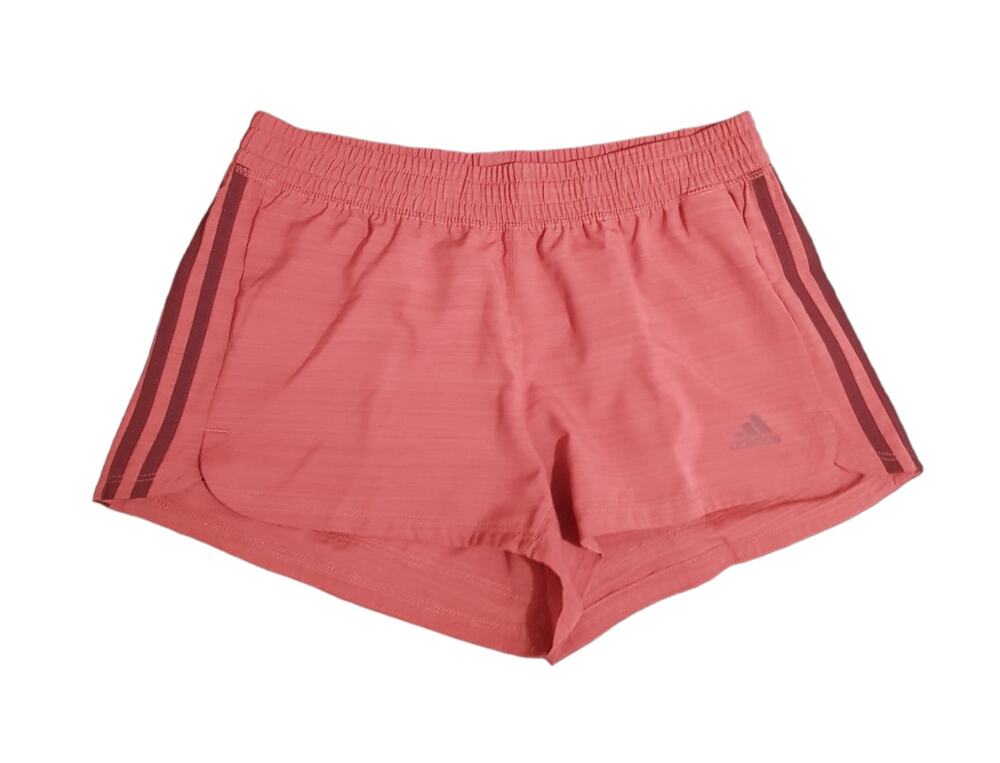NWT Adidas Pacer 3 Stripe Women's Workout Shorts in Legacy Red Size XS